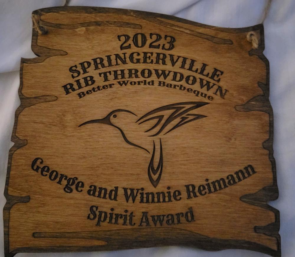 George & Winnie Reimann Spirit Award 2023